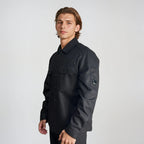 CP Company Felt Lens Overshirt in Black