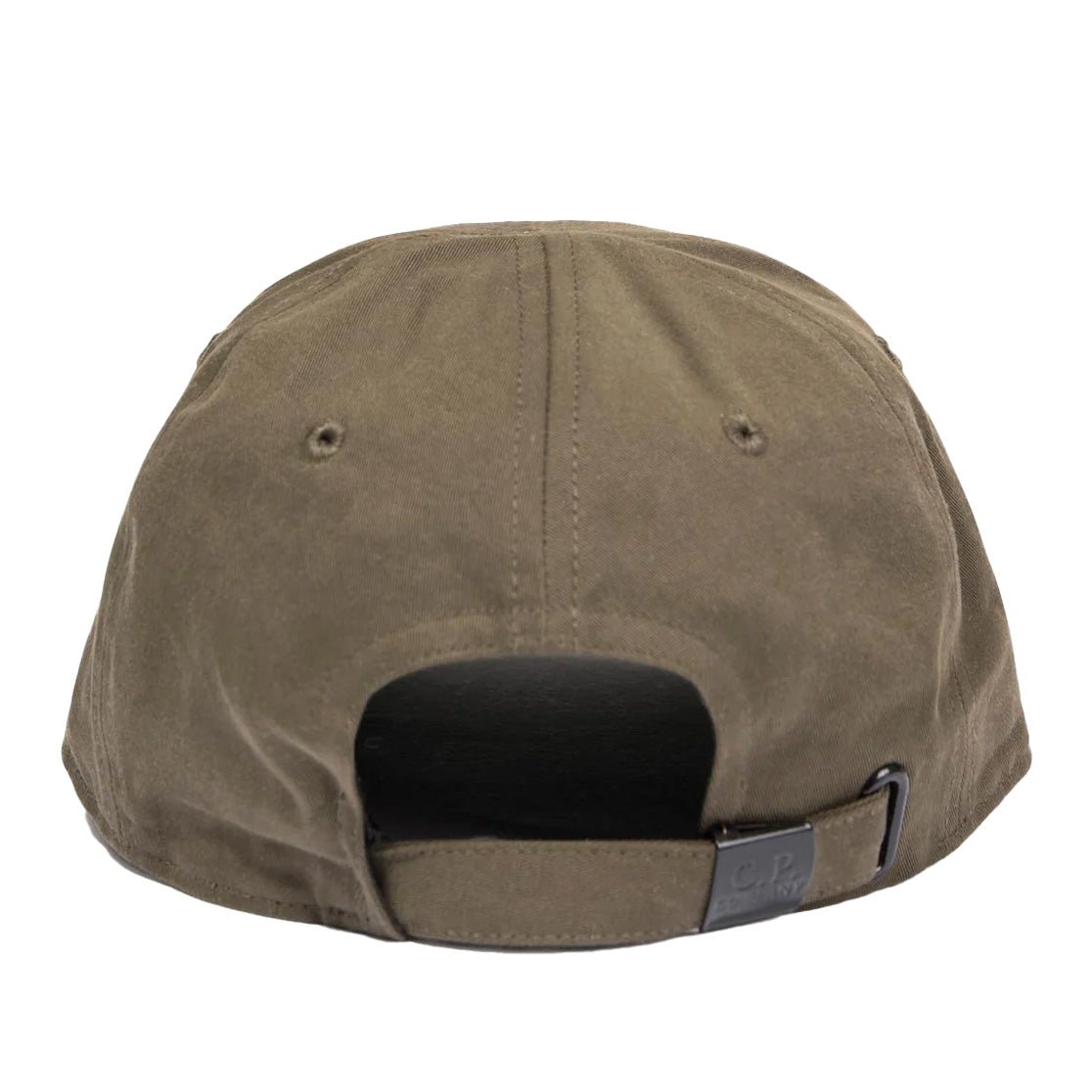 CP Company Gabardine Logo Cap in Ivy Green