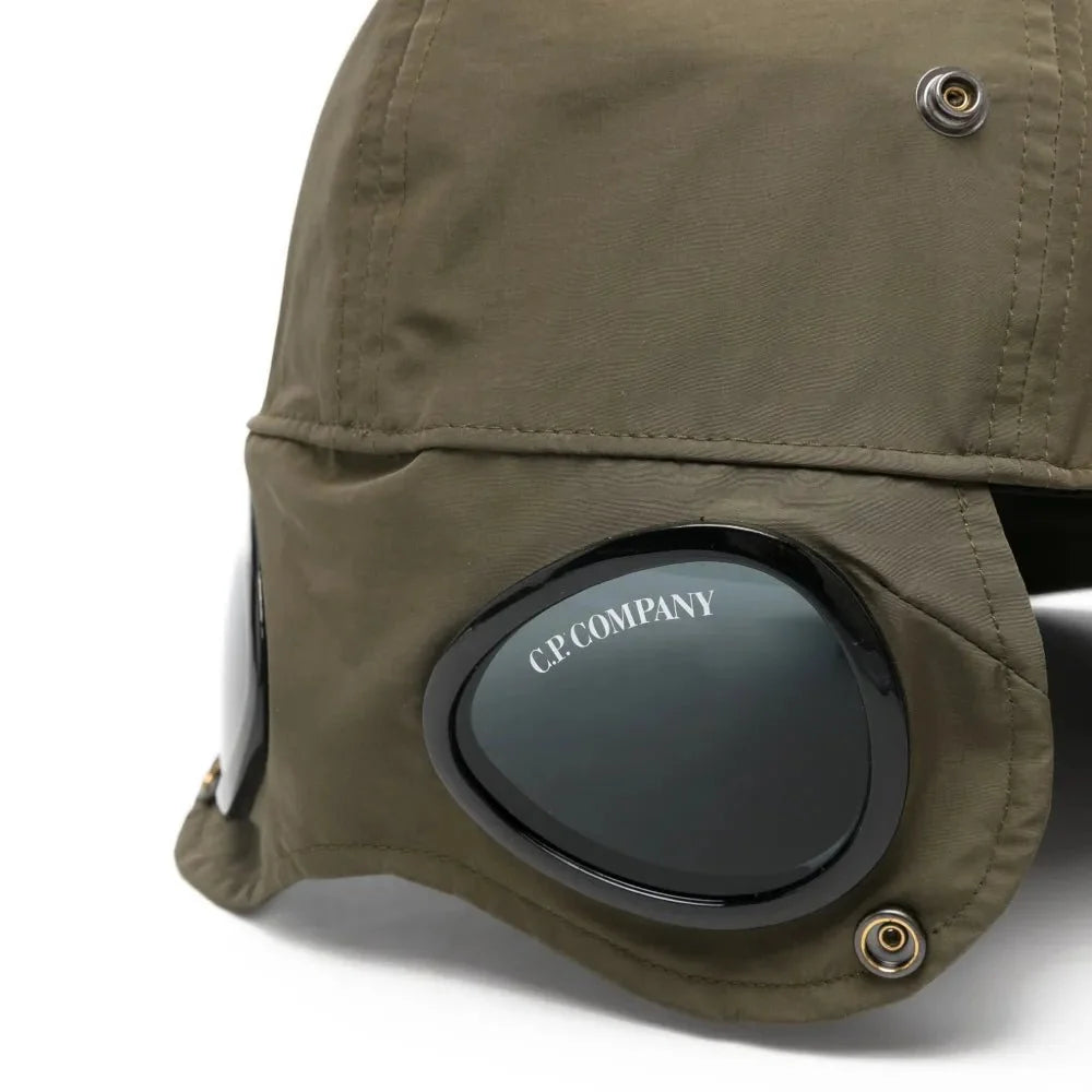 CP Company Goggle Chrome-R Cap Ivy Green