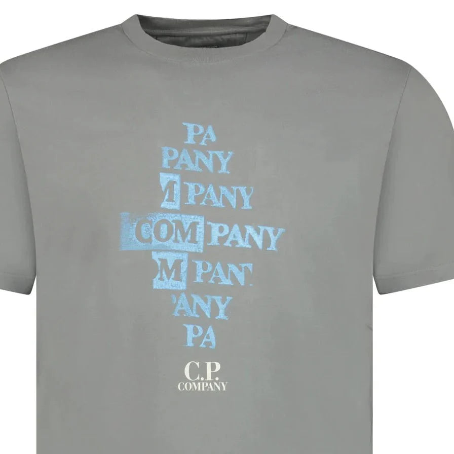 CP Company Graphic Logo T-Shirt Grey