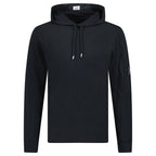 CP Company Hooded Lens Light Fleece Sweatshirt Black