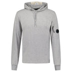CP Company Hooded Lens Light Fleece Sweatshirt Grey