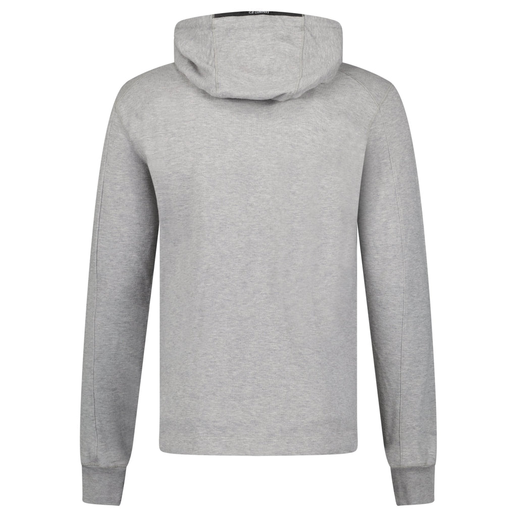 CP Company Hooded Lens Light Fleece Sweatshirt Grey
