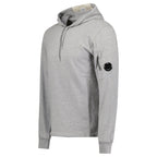 CP Company Hooded Lens Light Fleece Sweatshirt Grey