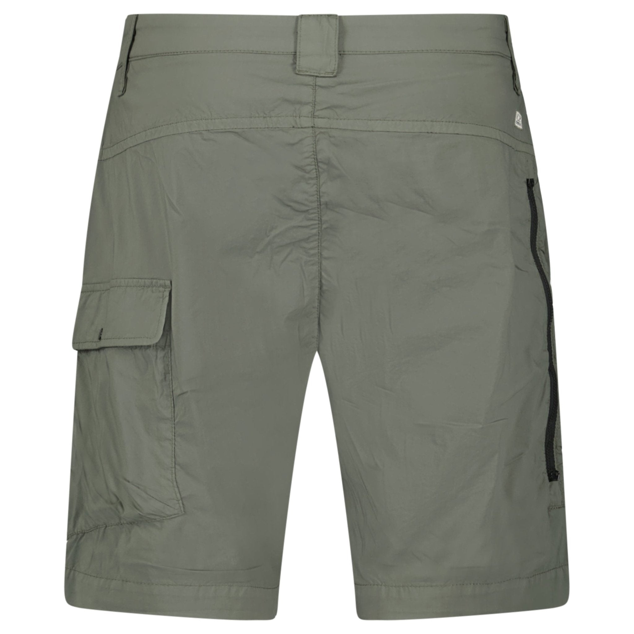 CP Company 50 Fili Lens Cargo Shorts in Thyme