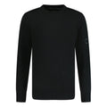 CP Company Knitted Cotton Lens Sweatshirt Black