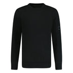 CP Company Knitted Cotton Lens Sweatshirt Black