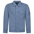 CP Company Lens Chrome-R Button Overshirt Jacket in India Ink