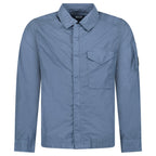 CP Company Lens Chrome-R Button Overshirt Jacket in India Ink