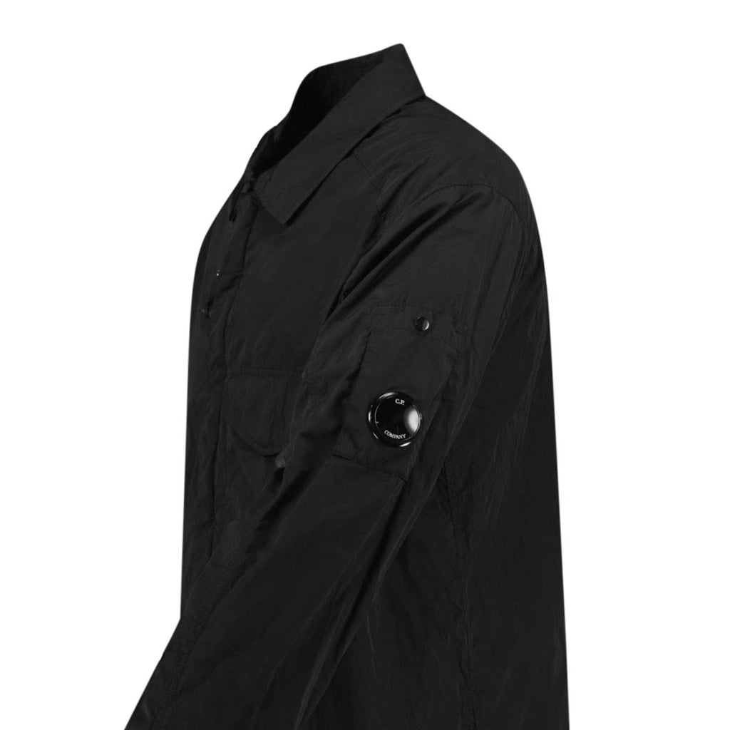 CP Company Lens Chrome-R Zip-Up Jacket Black