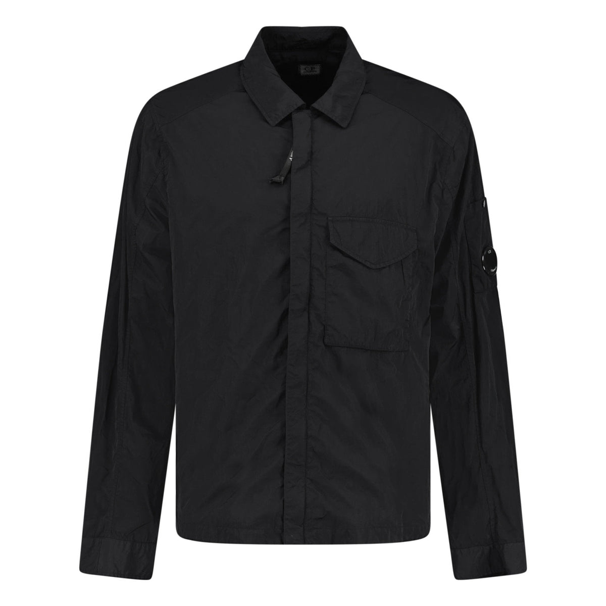 CP Company Lens Chrome-R Zip-Up Jacket Black