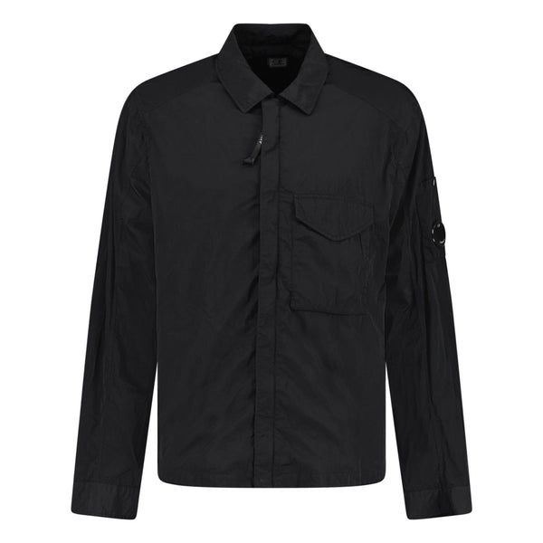 CP Company Lens Chrome-R Zip-Up Jacket Black