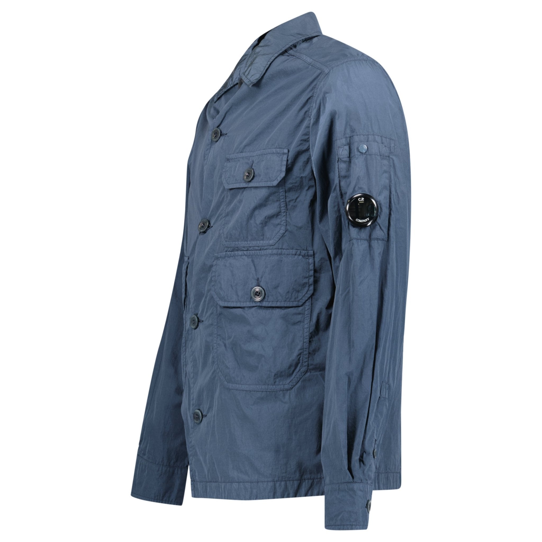 CP Company Lens Chrome-R Zip-Up Jacket in India Ink