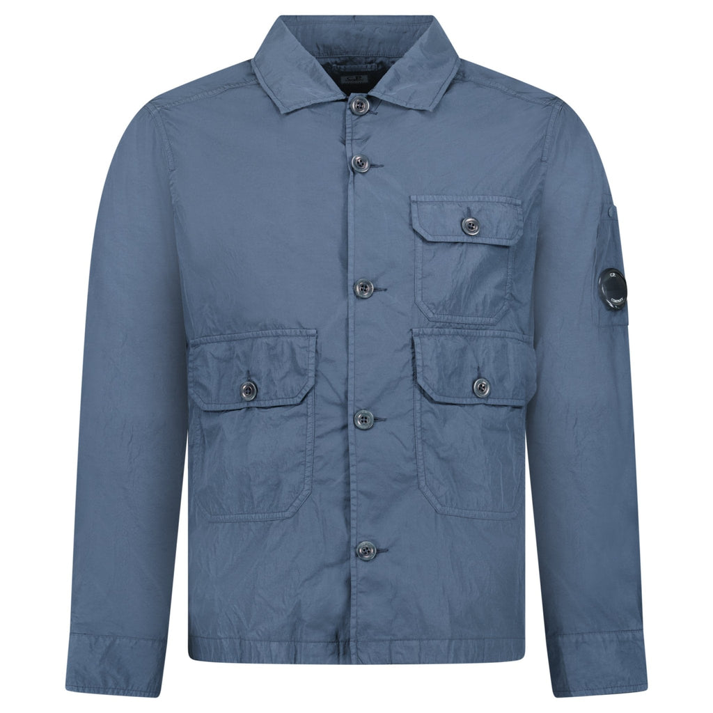 CP Company Lens Chrome-R Zip-Up Jacket in India Ink