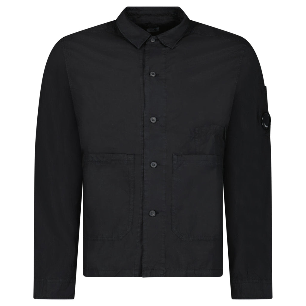 CP Company Lens Overshirt in Black