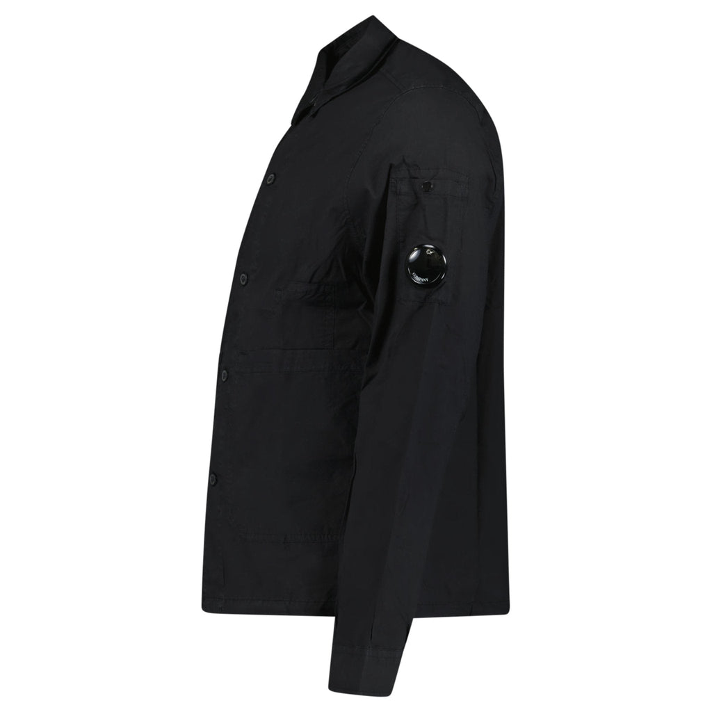 CP Company Lens Overshirt in Black