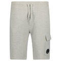 CP Company Light Fleece Lens Sweat Shorts Greystone