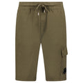 CP Company Light Fleece Lens Sweat Shorts Ivy Green