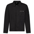 CP Company Linen/Cotton Lens Overshirt in Black