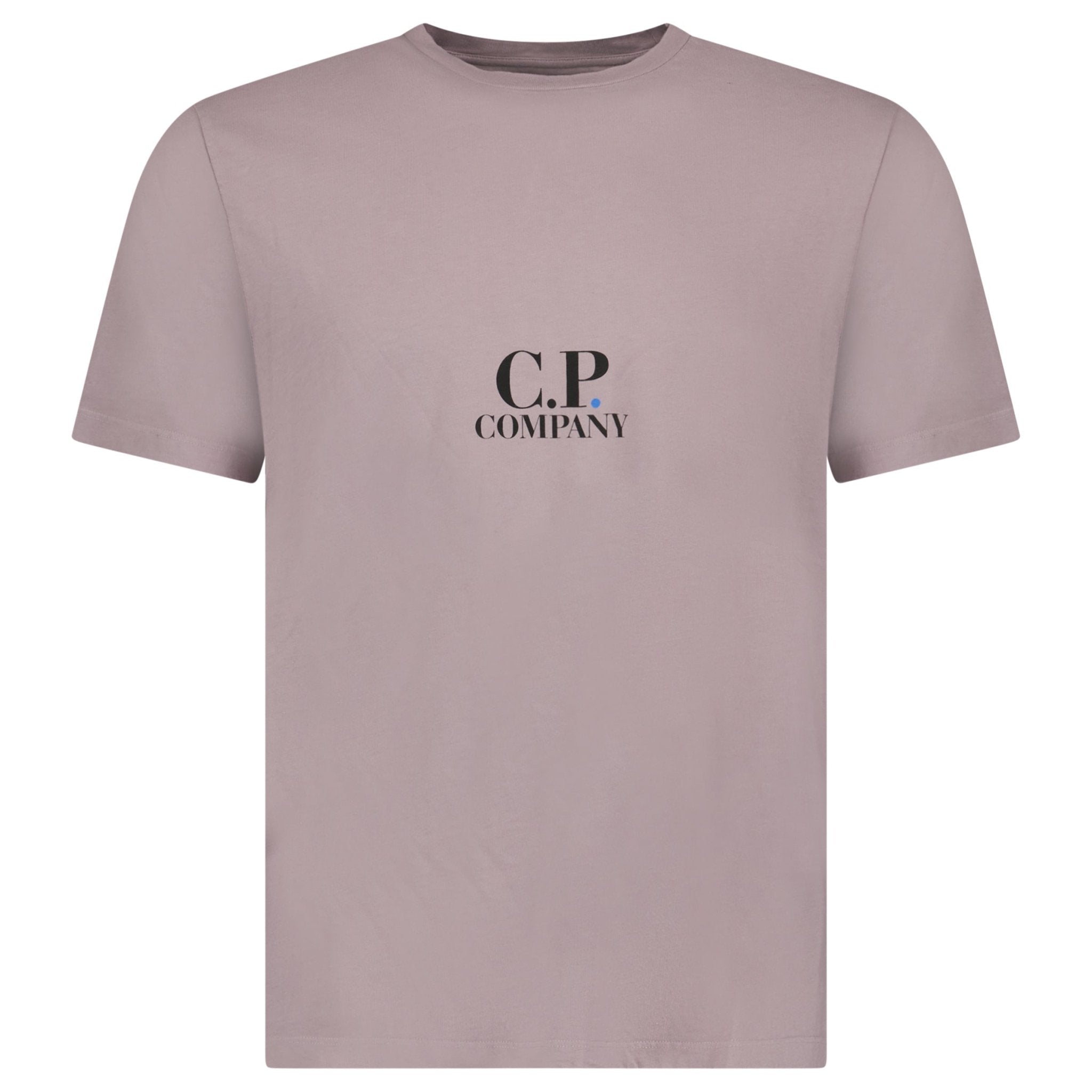 CP Company Logo-Print Jersey T-Shirt in Lavender