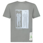 CP Company Logo T-Shirt in Smoked Pearl Grey