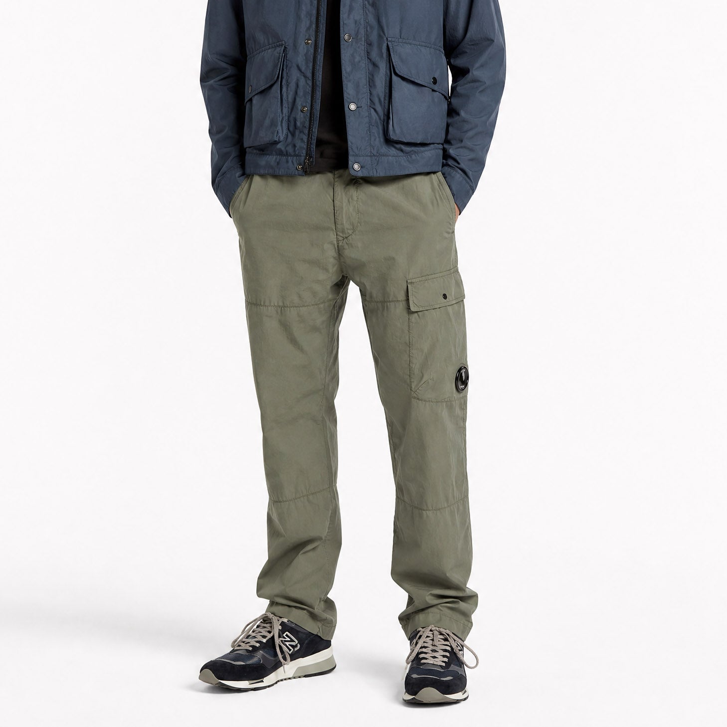 CP Company Loose Cargo Pants in Thyme