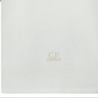 CP Company Mercerized Jersey 30/2 Twisted T-Shirt in Gauze White