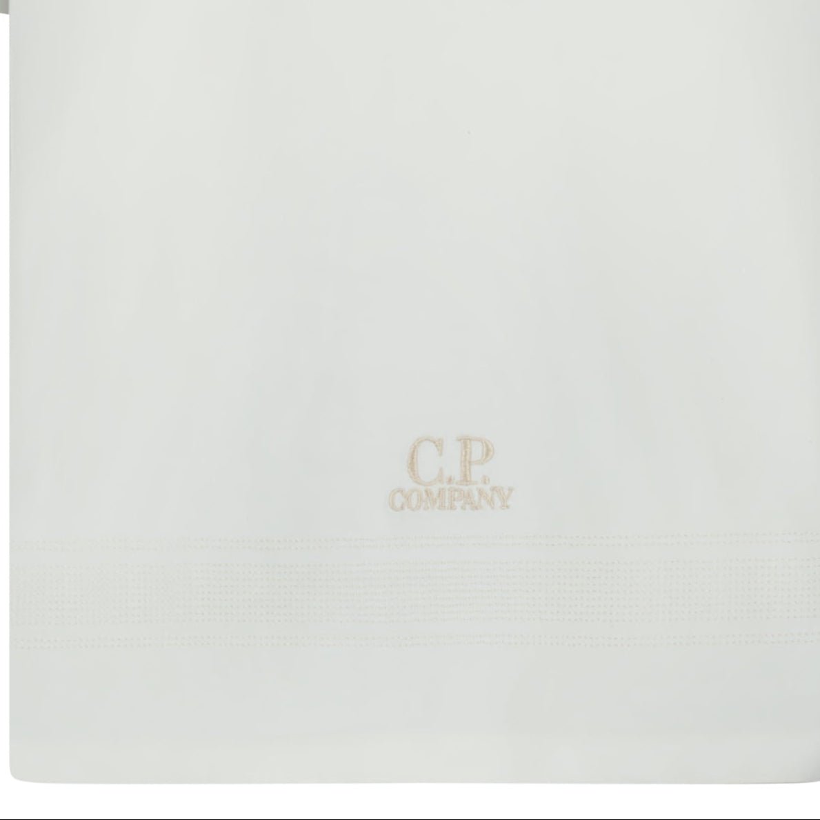 CP Company Mercerized Jersey 30/2 Twisted T-Shirt in Gauze White