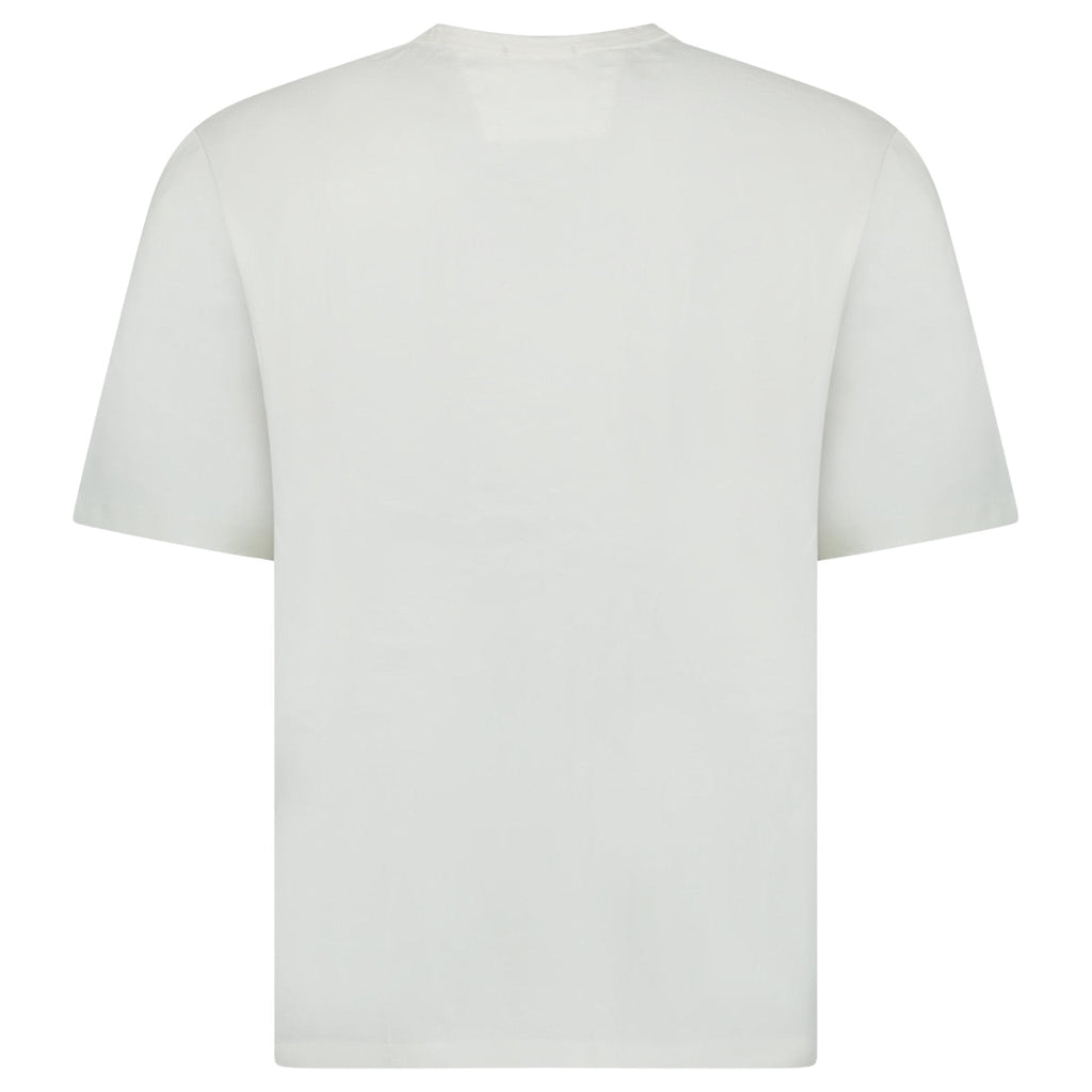 CP Company Mercerized Jersey 30/2 Twisted T-Shirt in Gauze White