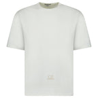 CP Company Mercerized Jersey 30/2 Twisted T-Shirt in Gauze White