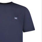 CP Company Mercerized Jersey 70/2 Gasato Patch T-Shirt in Navy