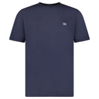 CP Company Mercerized Jersey 70/2 Gasato Patch T-Shirt in Navy