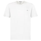 CP Company Mercerized Jersey 70/2 Gasato Patch T-Shirt in White