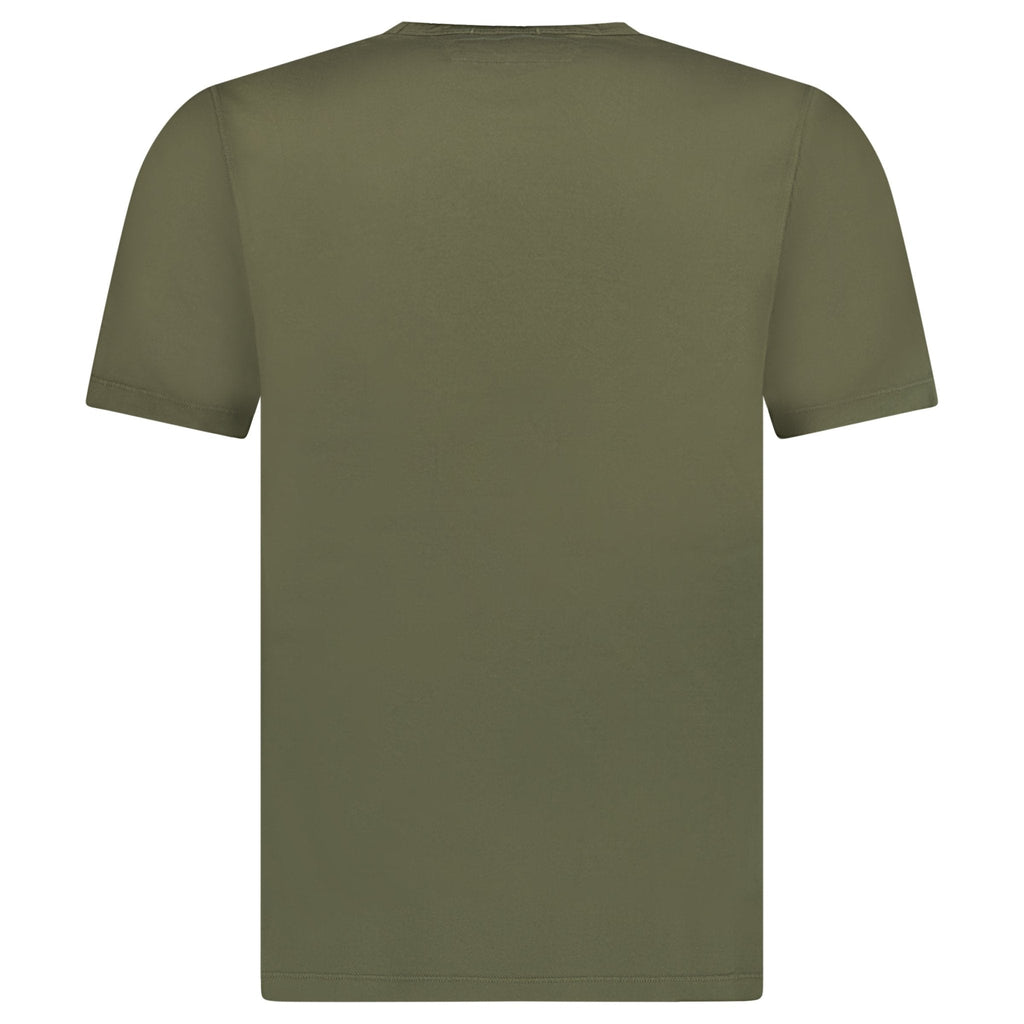 CP Company Mercerized Jersey 70/2 Gasato T-Shirt in Ivy Green