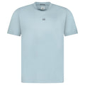 CP Company Mercerized Jersey 70/2 Gasato T-Shirt in Sliver Blue