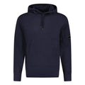 CP Company Micro Lens Diagonal Raised Hoodie Navy
