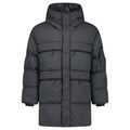 CP Company Nycra-R Hooded Long Down Jacket Dark Shadow