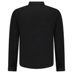 CP Company Organic Gabardine Long Sleeve Lens Overshirt in Black