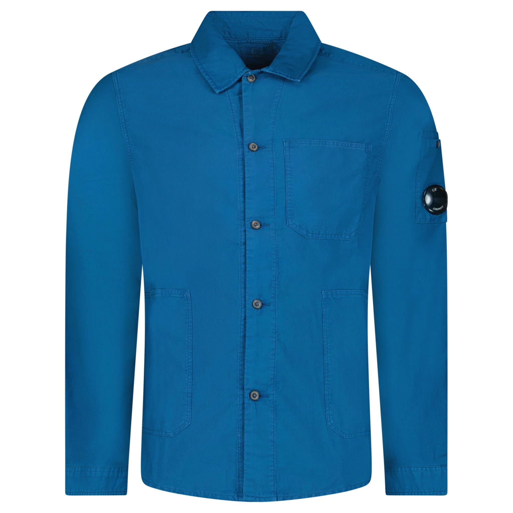 CP Company Ottoman Workwear Shirt in Blue