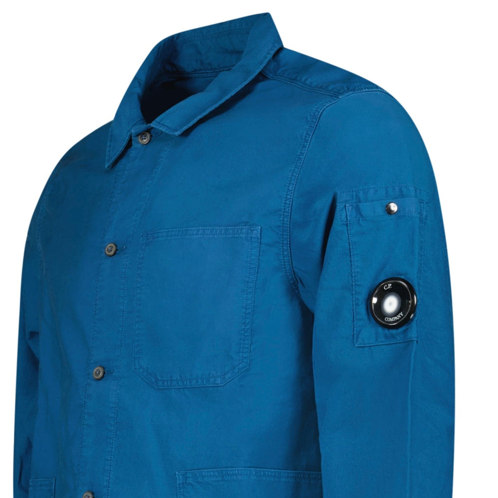 CP Company Ottoman Workwear Shirt in Blue