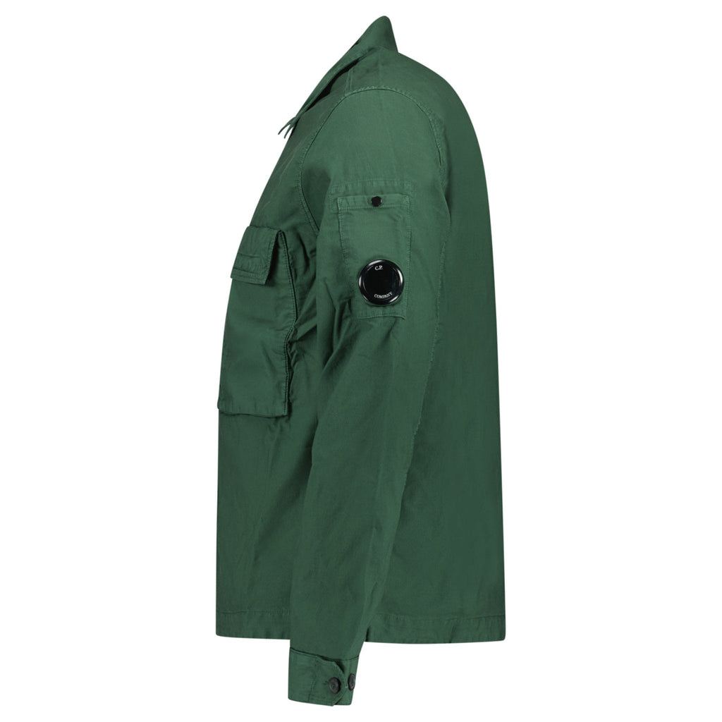 CP Company Overshirt Jacket in Green