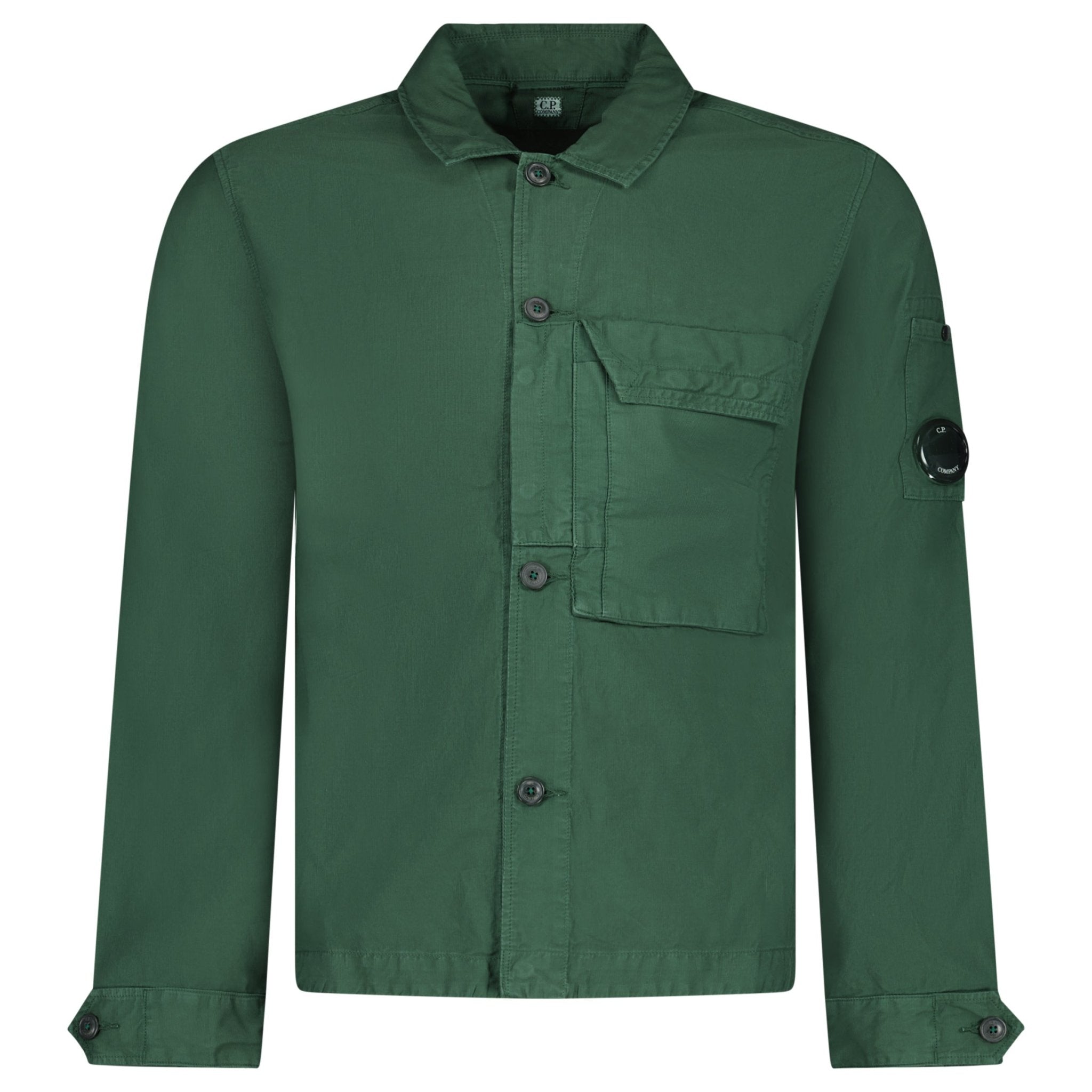 CP Company Overshirt Jacket in Green