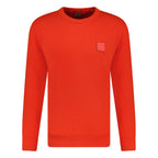 CP Company Patch Logo Sweatshirt Red