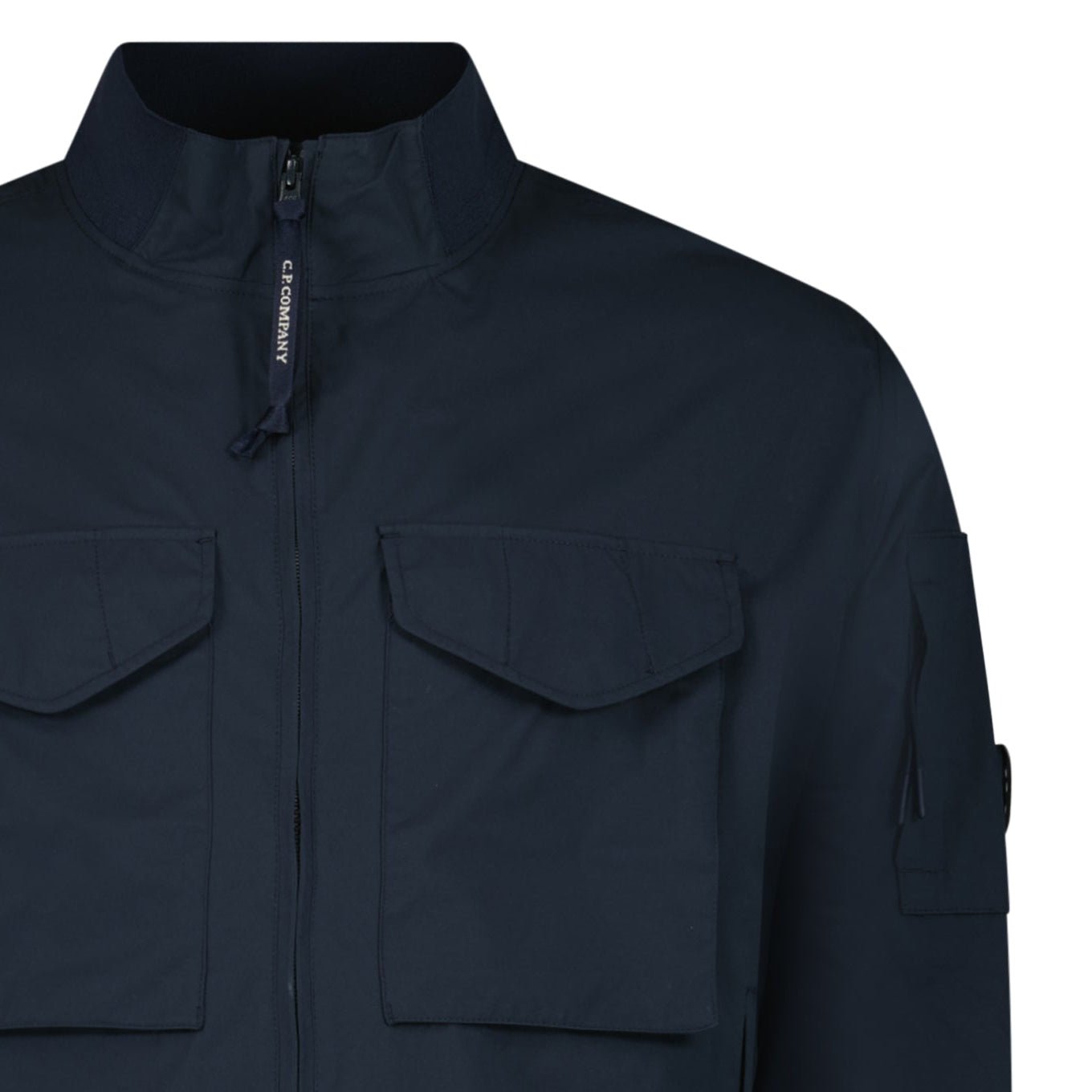 CP Company Pro-Tek Bomber Lens Jacket in Navy