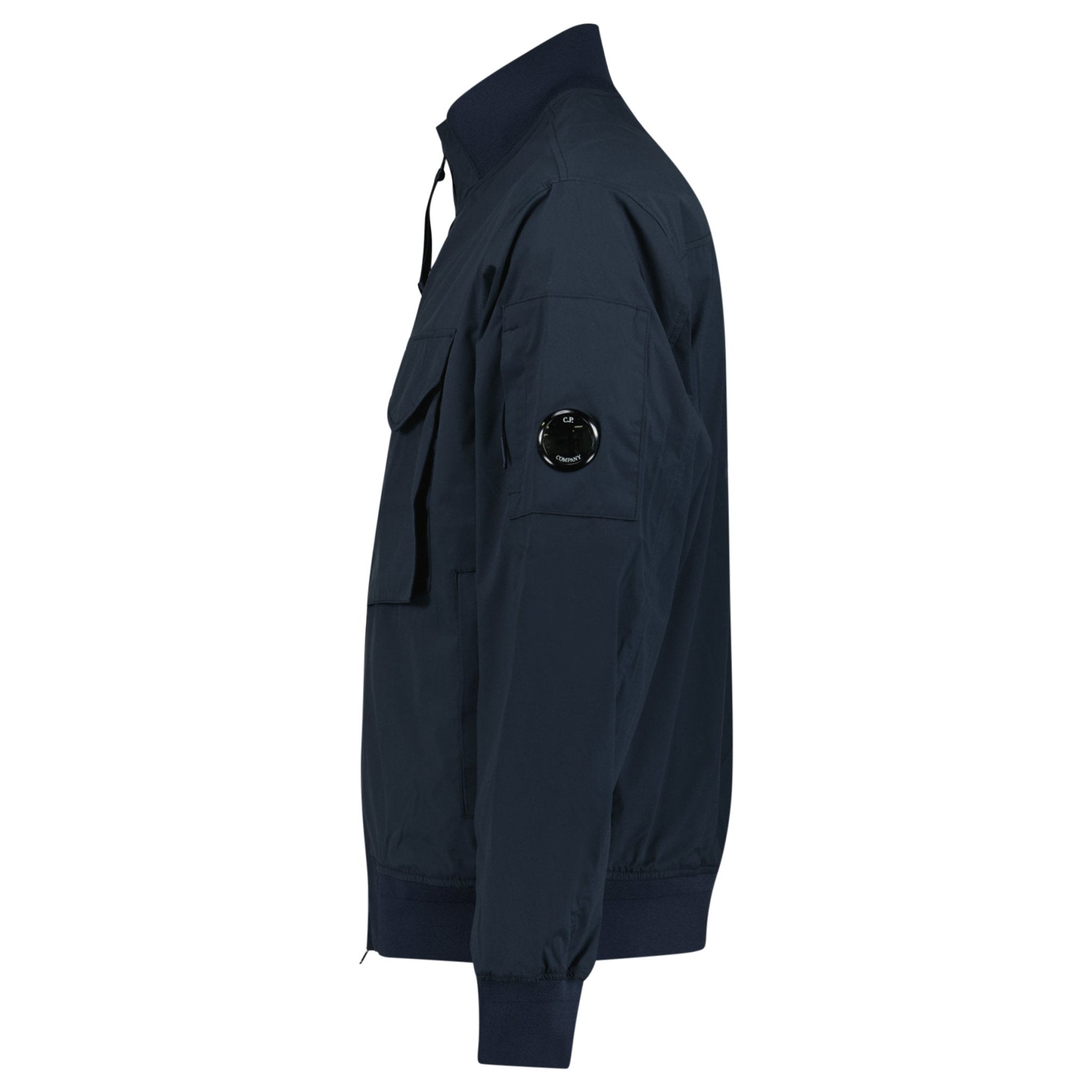 CP Company Pro-Tek Bomber Lens Jacket in Navy