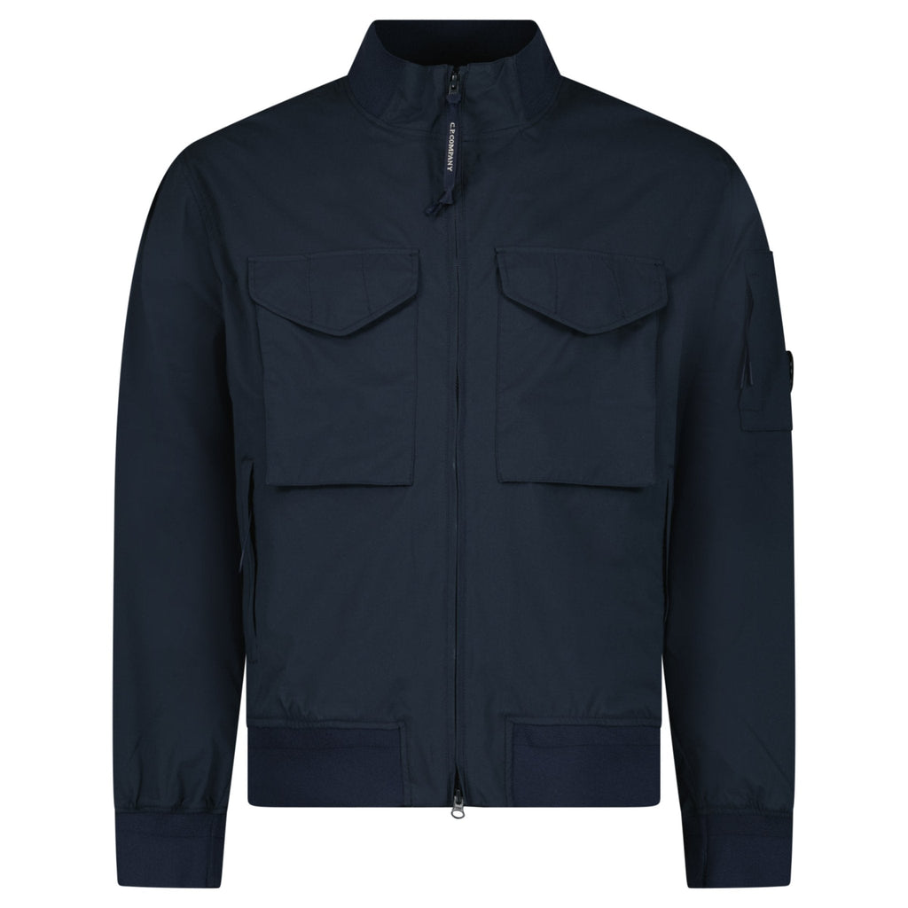 CP Company Pro-Tek Bomber Lens Jacket in Navy