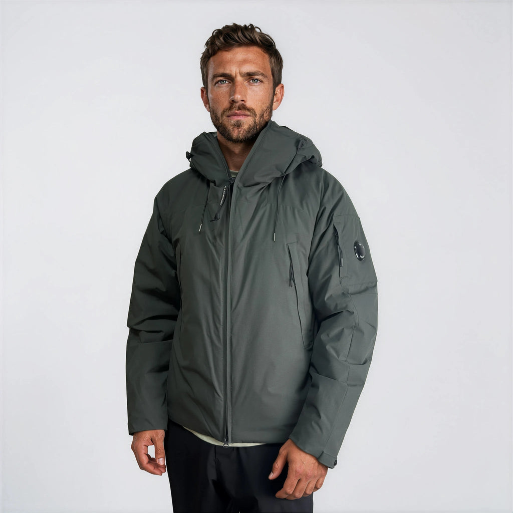CP Company Pro-Tek Padded Lens Jacket in Dark Shadow