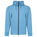 CP Company Shell-R Fleece Goggle Jacket Aegean Blue
