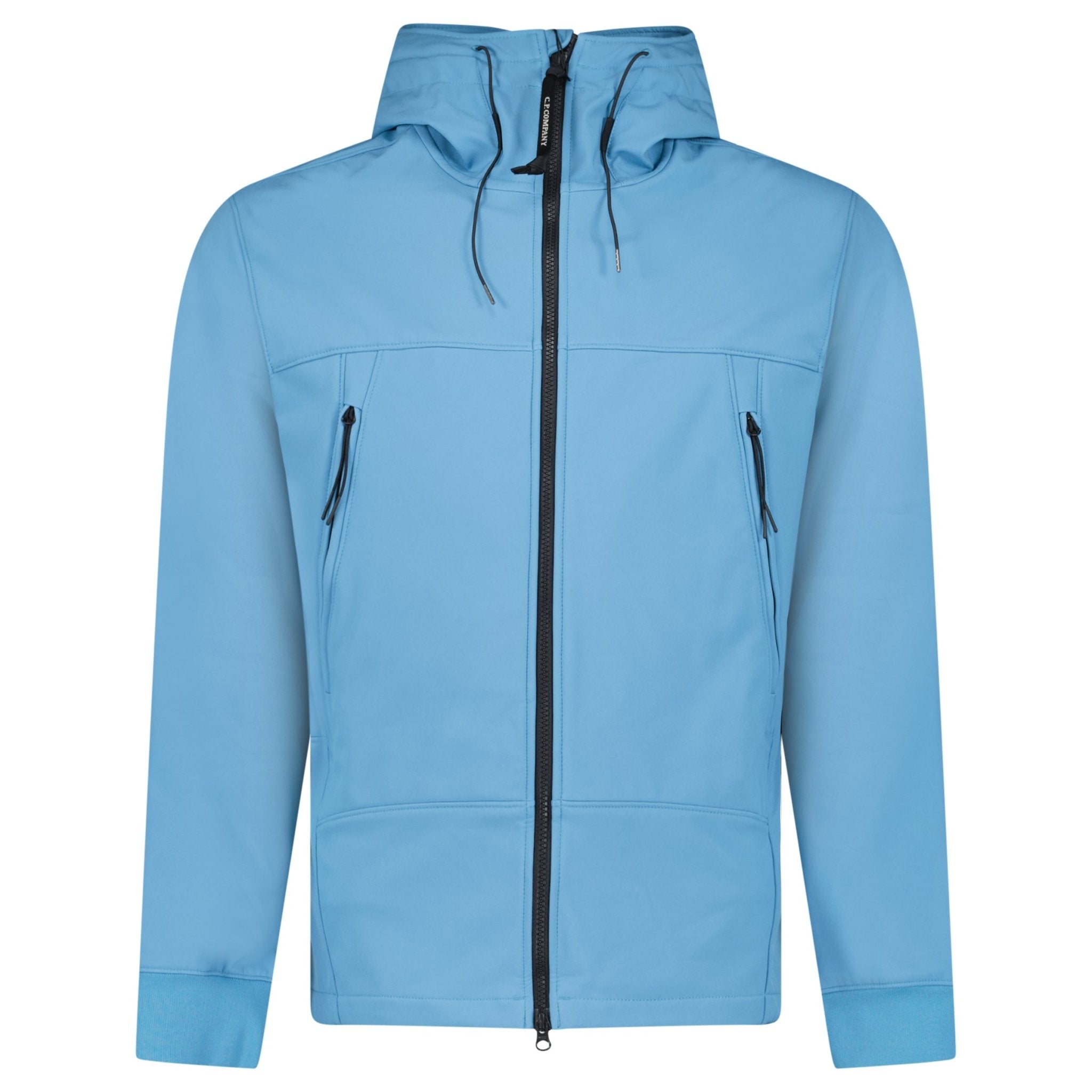 CP Company Shell-R Fleece Goggle Jacket Aegean Blue