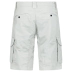 CP Company Stretch Sateen Cargo Lens Shorts in Blue Fox